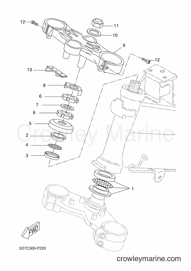 2016 Sport Bike MT125 - MT125 (BR31) [080] - STEERING