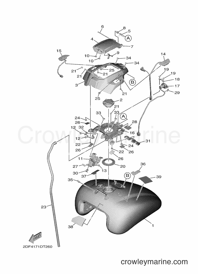 2018 Cruiser XV1900FDD - XV1900FDD (2DF4) [010] - FUEL TANK