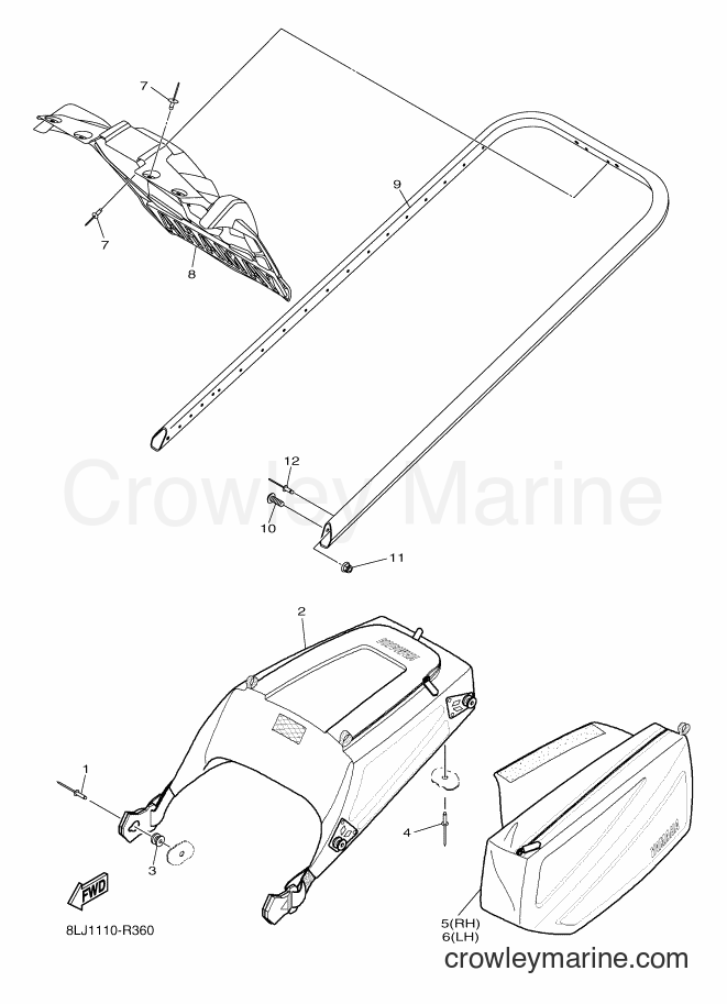 Yamaha Motors SRV10SC (8LJ1) [010] - BUMPER
