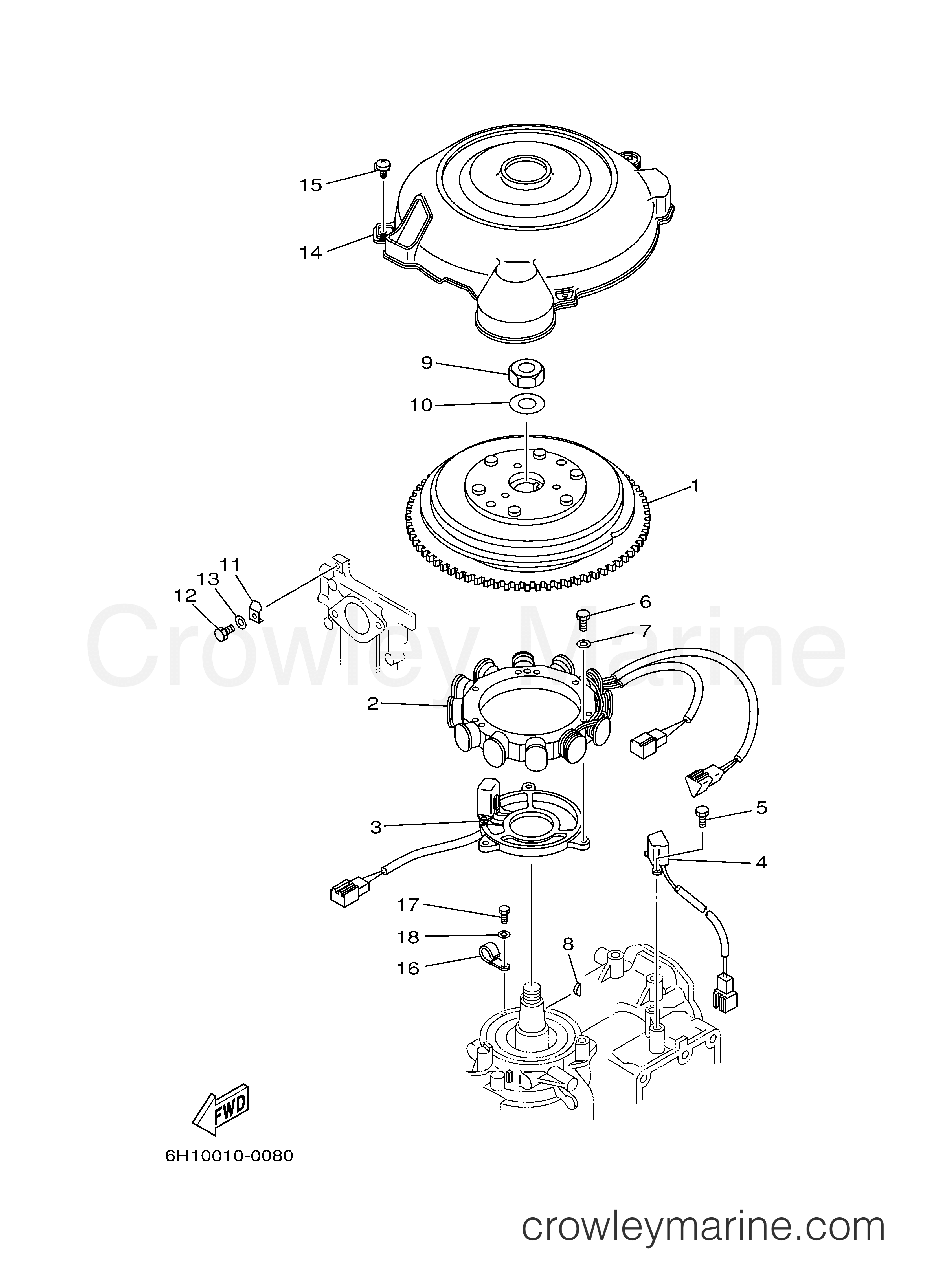 Yamaha Motors 90TLRY - GENERATOR
