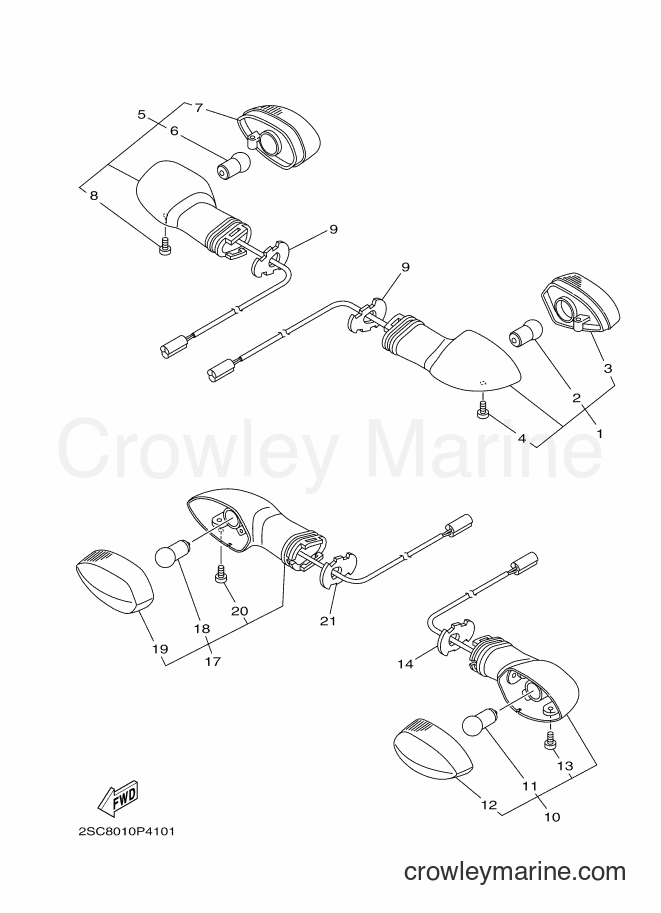 2015 Street Bike MT-09TRA - MT-09TRA (2SC8) [010] - FLASHER LIGHT