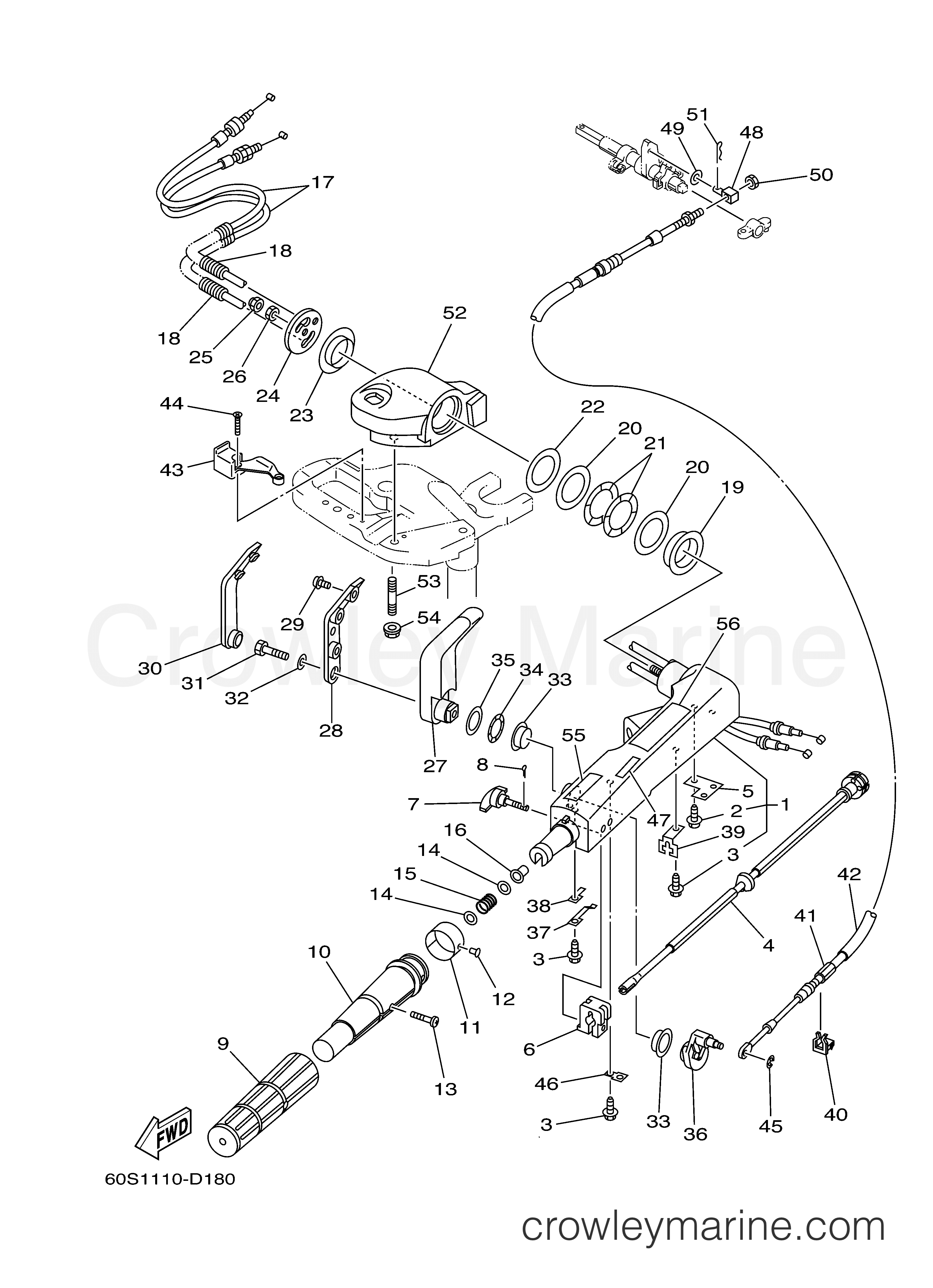 Yamaha Motors T8ELH - STEERING EH PH
