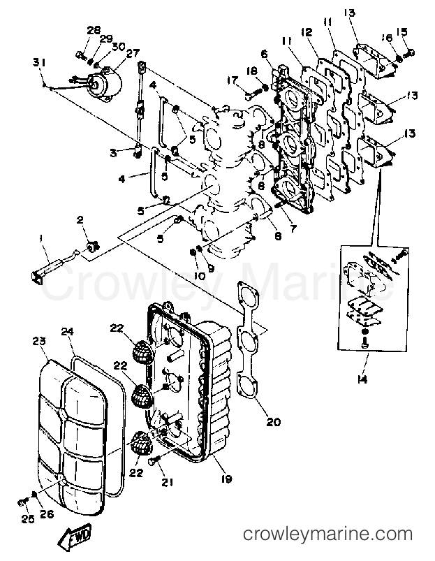 Yamaha Motors C85TLRQ - INTAKE