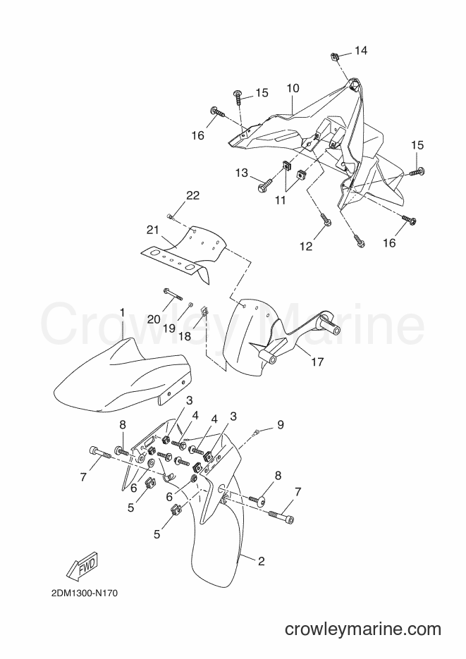 Yamaha Motors YP125R (2DME) [050] - FENDER
