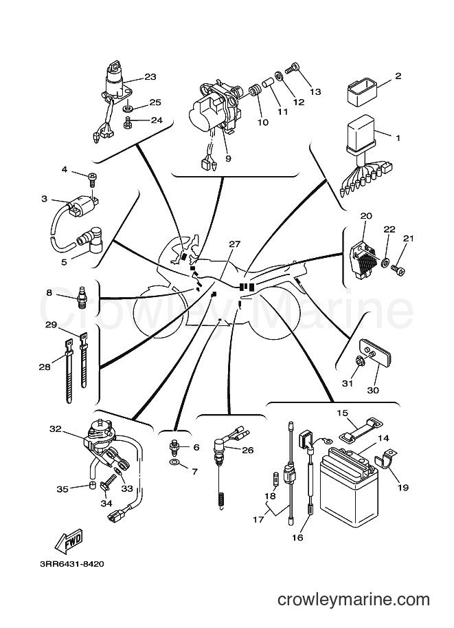 Yamaha Motors TZR150 (3RR6) [010] - ELECTRICAL 1