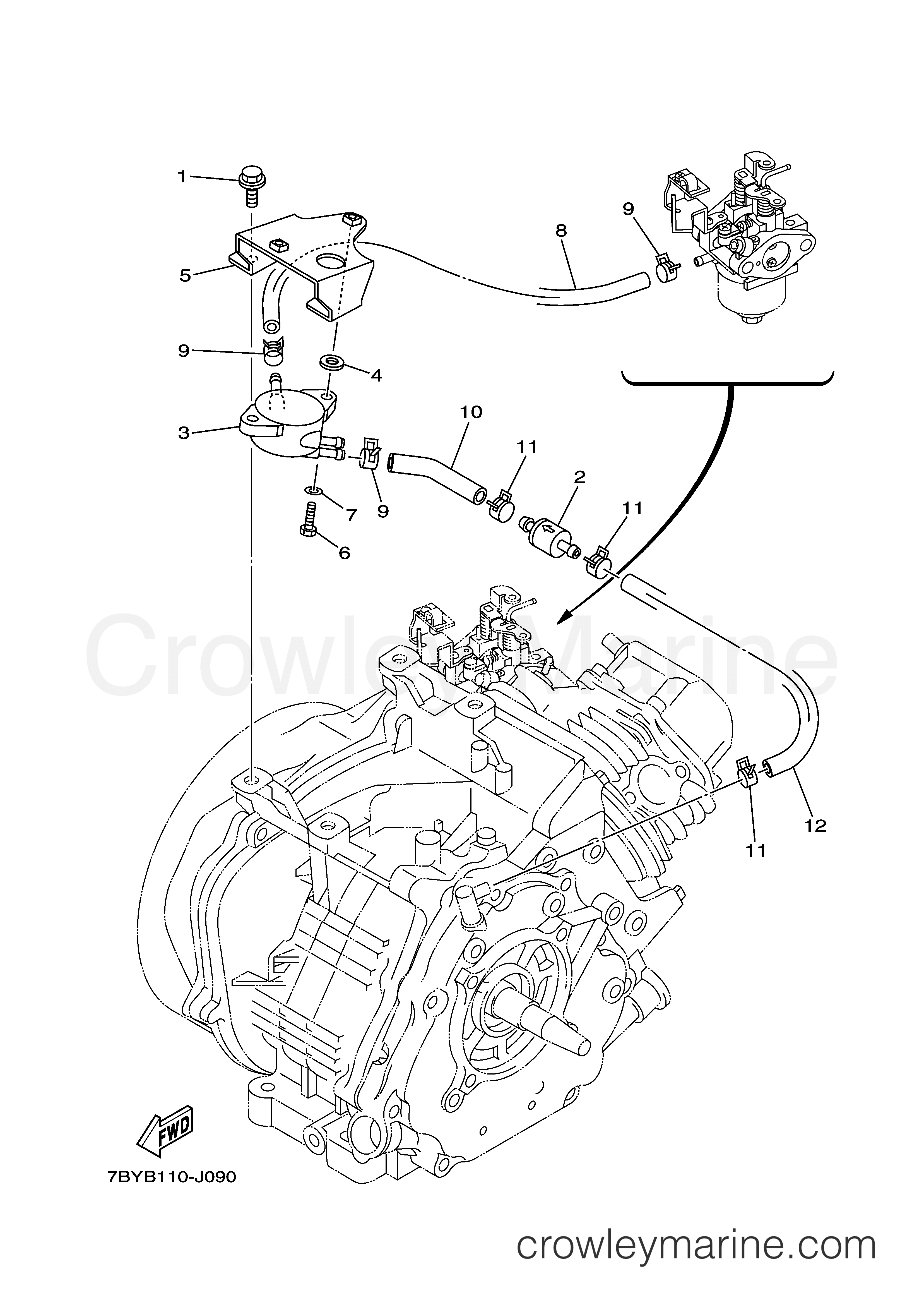 Yamaha Motors MZ360K2EUUTV - FUEL
