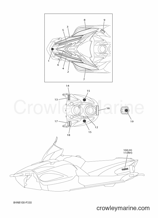 Yamaha Motors RX10GT2 (8JCB) [030] - EMBLEM