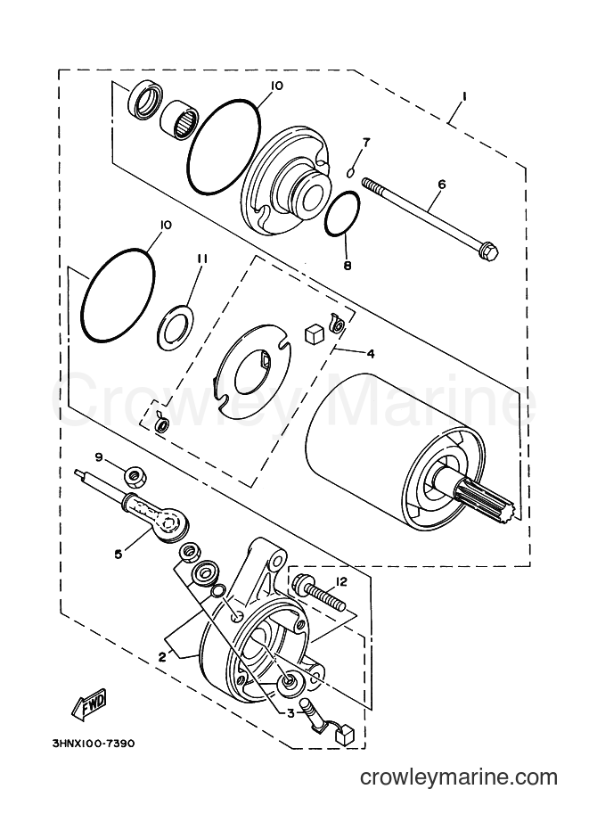 1998 ATV YFM400FW - YFM400FW (4SHD) [020] - STARTING MOTOR