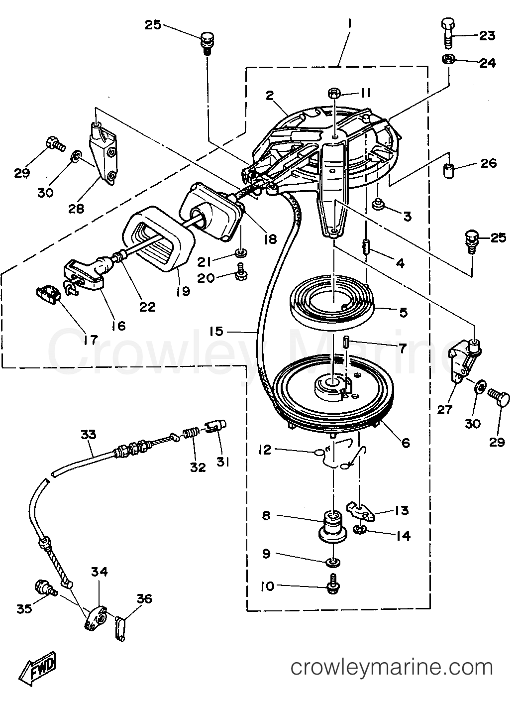 Yamaha Motors 15ESHS - STARTER