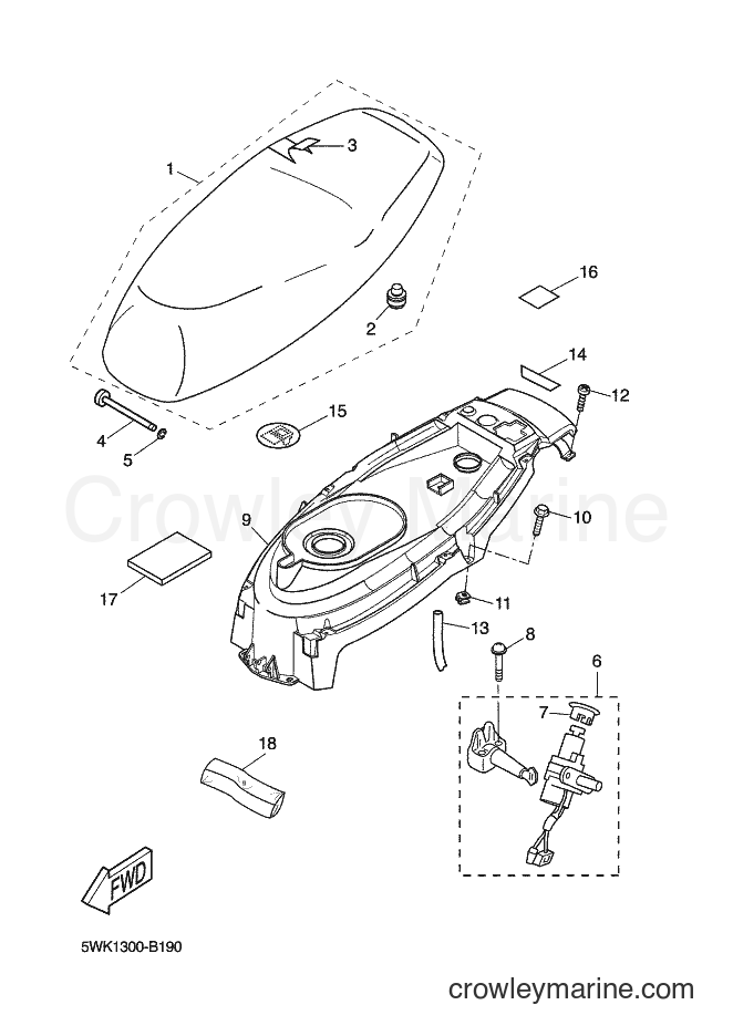 2003 Scooter EW50 - EW50 (5WK2) [030] - SEAT