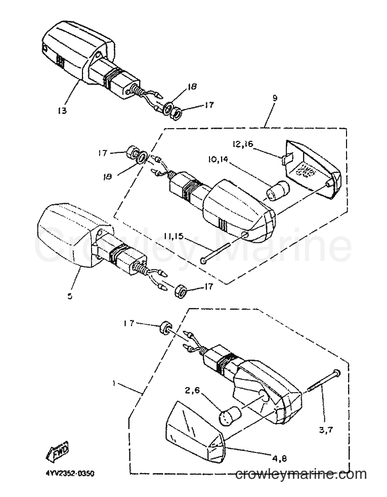 2001 Scooter TZR50 - TZR50 (5DU5) [010] - CLIGNOTANT