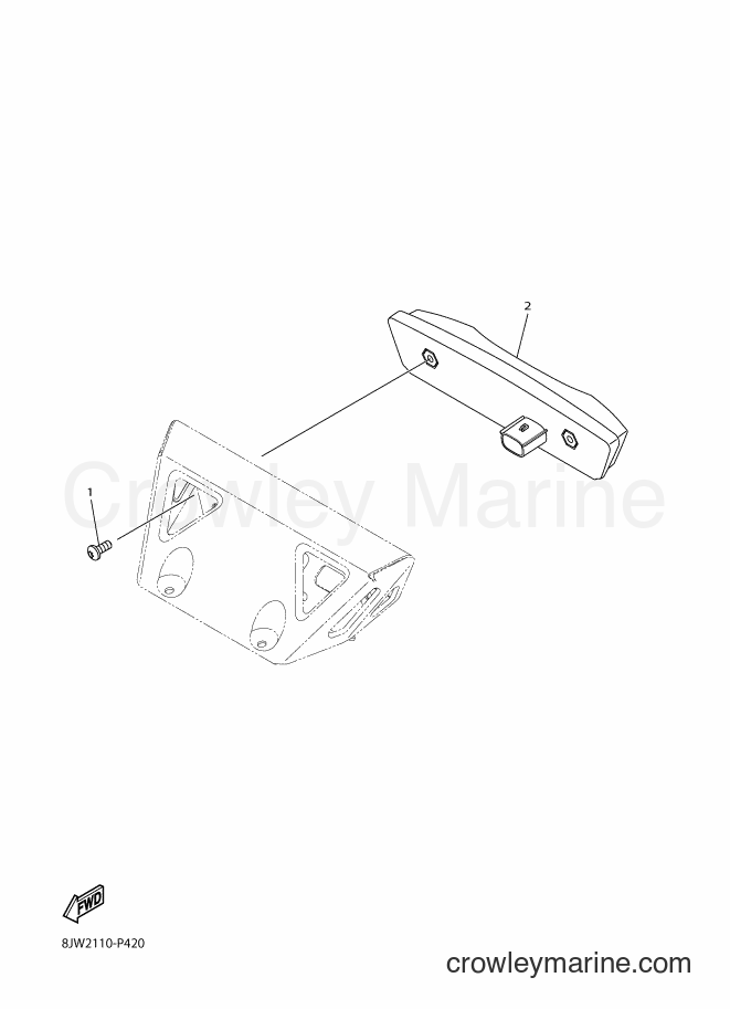 Yamaha Motors SRV10RD (8JP4) [010] - TAILLIGHT