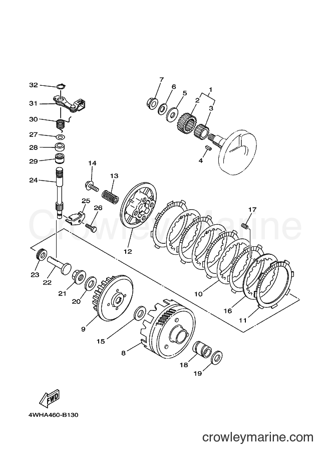 2004 Street Bike V110E - V110E (4WHE) [010] - CLUTCH 2