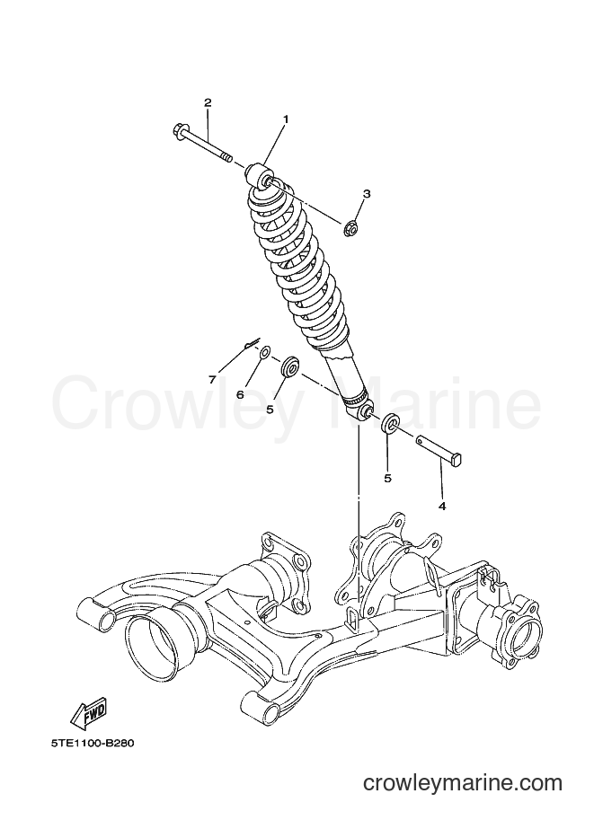 2006 ATV YFM350FWA - YFM350FWA (5UHD) [010] - REAR SUSPENSION