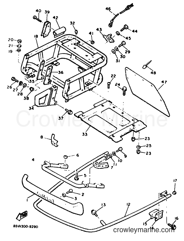 1989 Snowmobile ET400TRN - ET400TRN (85W1) [999] - BUMPER