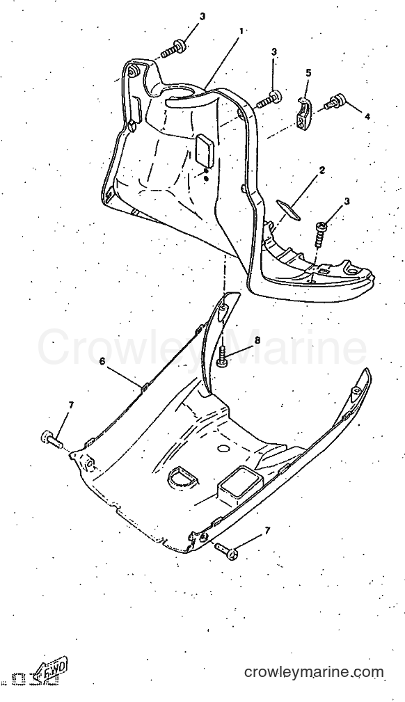 1997 Scooter CW50RS - CW50RS (4YA2) [999] - LEG SHIELD