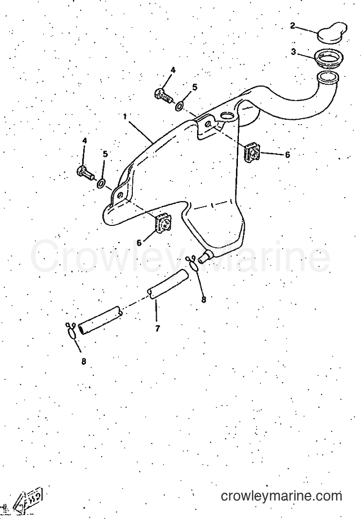 1997 Scooter CW50RS - CW50RS (4TDB) [999] - OIL TANK