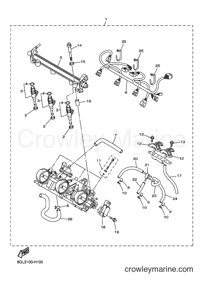 Yamaha Motors RFX10RSS (8HK6) [010] - INTAKE 2