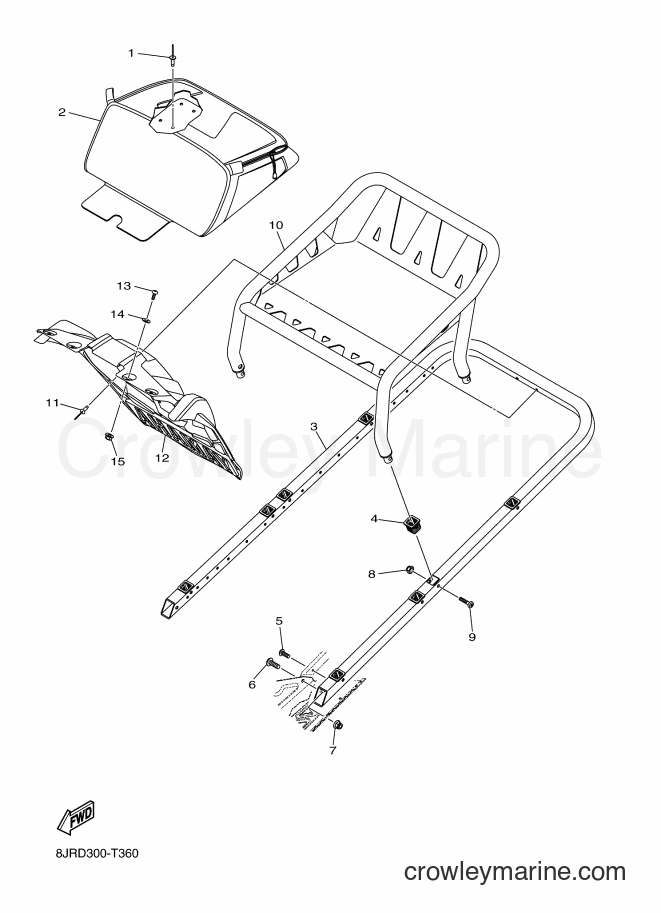 2018 Snowmobile SRV10XS - SRV10XS (8JRD) [010] - BUMPER