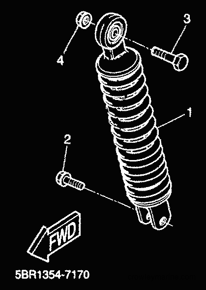 2000 Scooter YQ50 - YQ50 (5HEG) [010] - REAR SUSPENSION