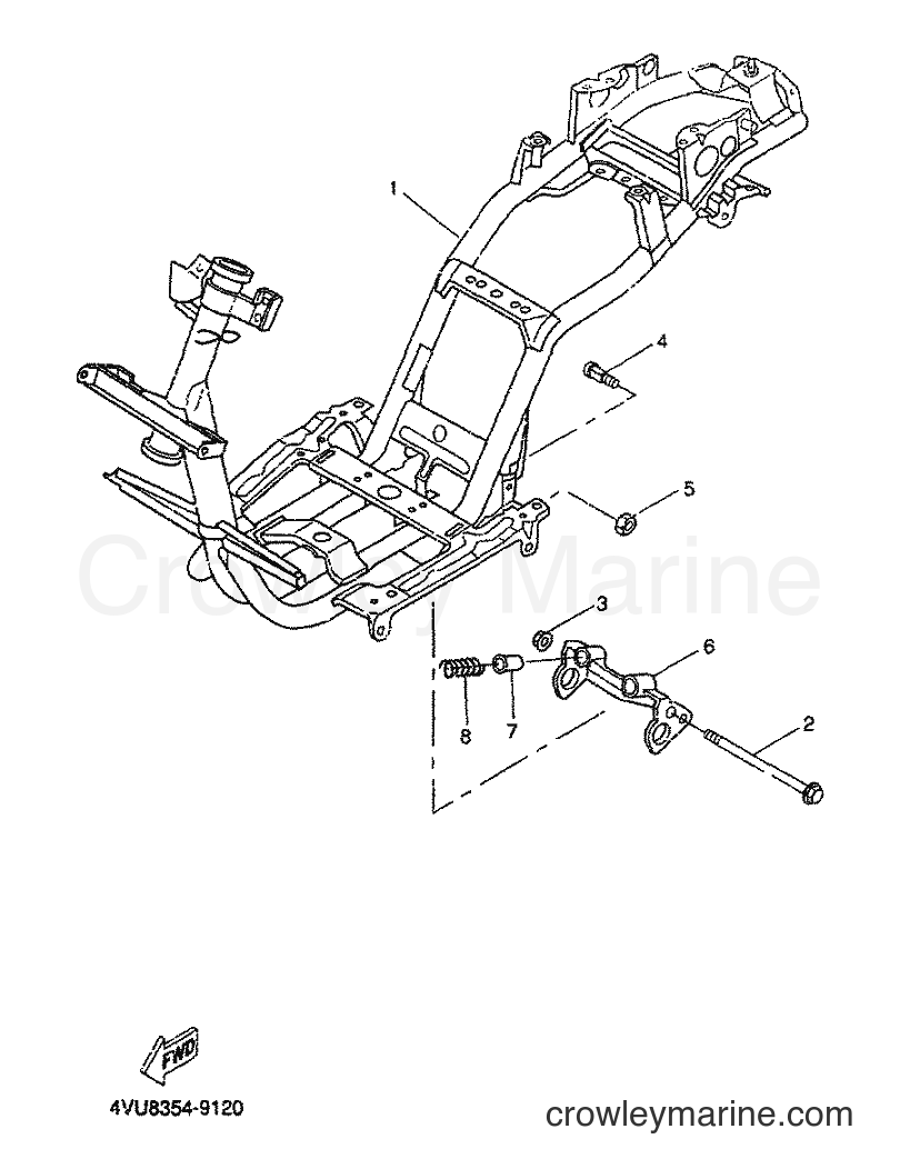 1999 Scooter CW50 - CW50 (4VVP) [010] - FRAME