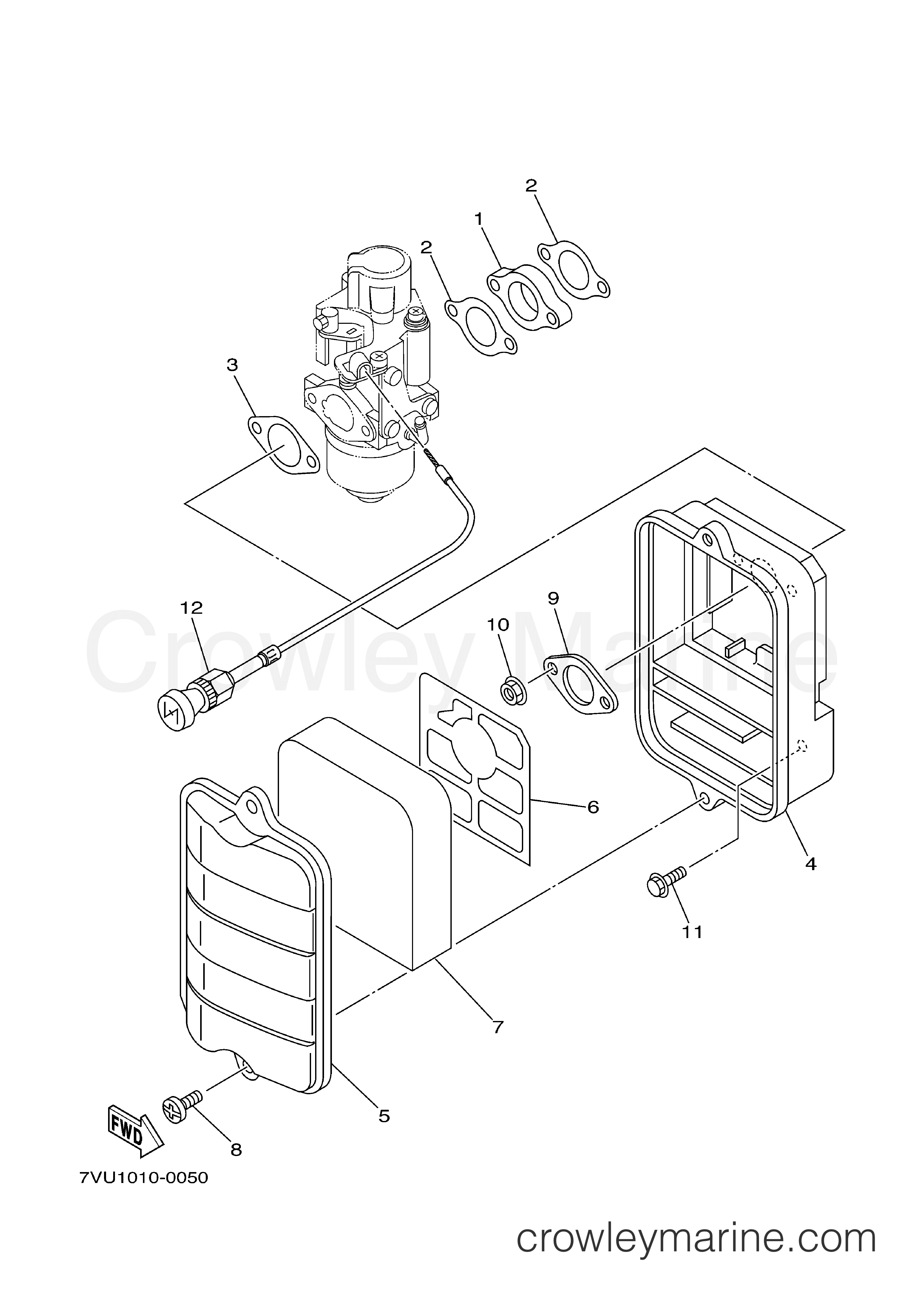 Yamaha Motors YG2800I - INTAKE