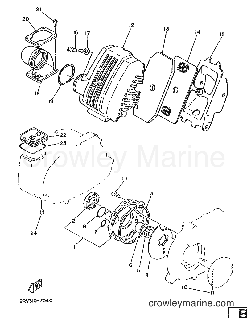 Yamaha Motors FS1 (2RV) [999] - INTAKE