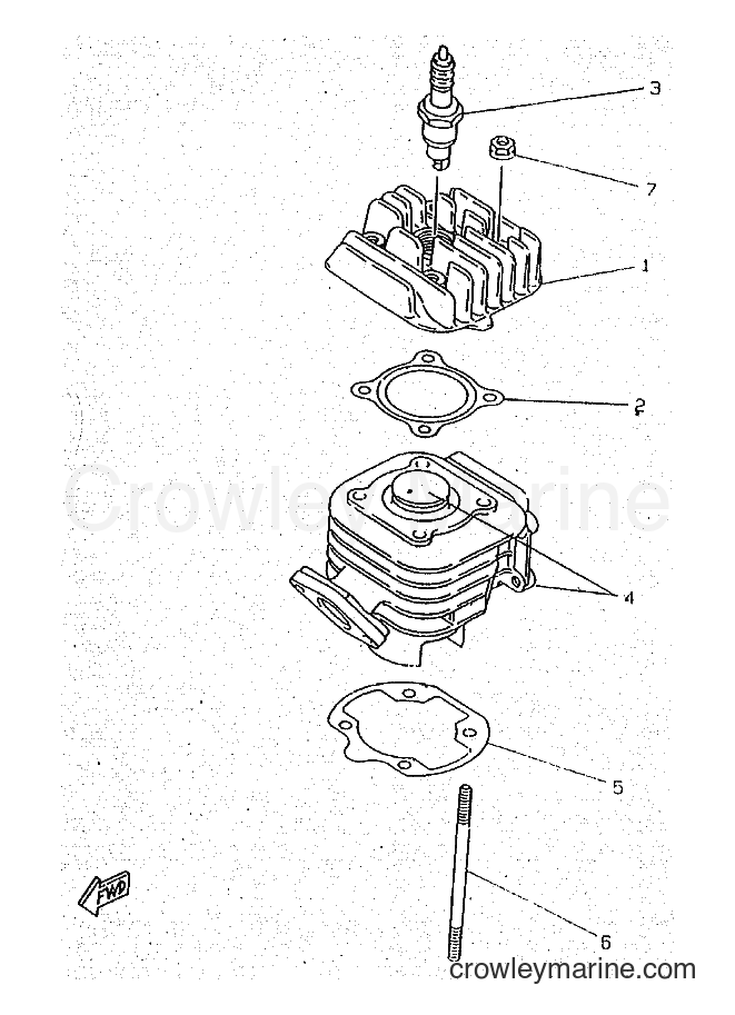 1998 Scooter CW50RSP - CW50RSP (4URF) [010] - CYLINDER