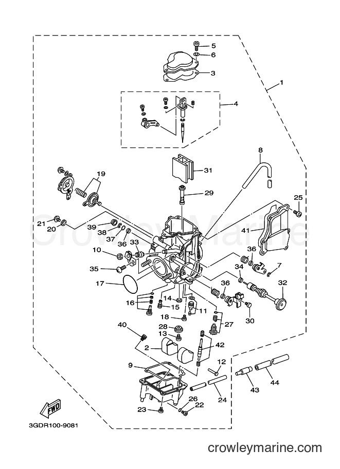 2003 ATV YF350X - YF350X (5NF8) [030] - CARBURETOR