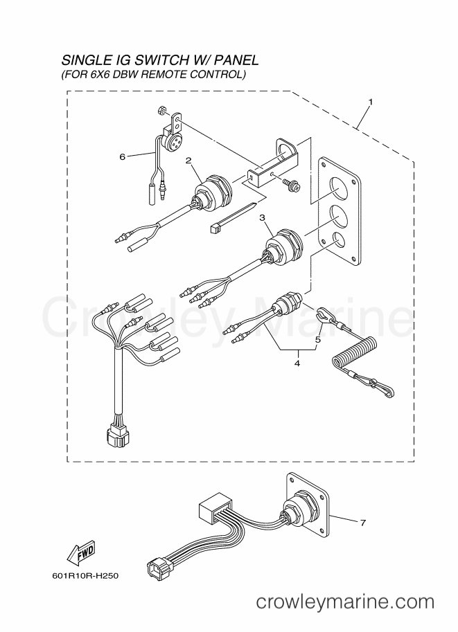 Yamaha Motors RIGGING REMOCON (602R) [999] - SWITCH & PANEL 3