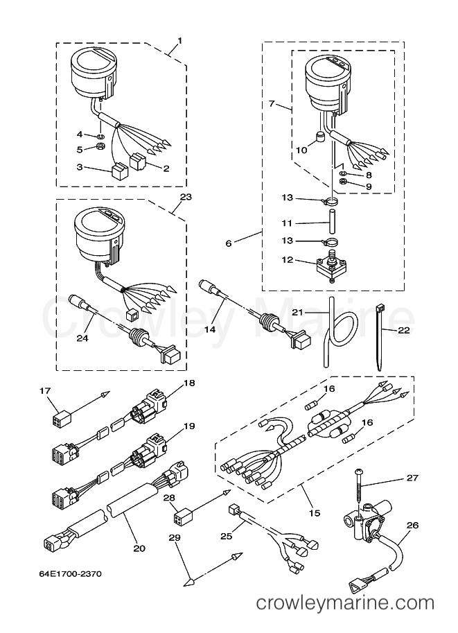 Yamaha Motors 200FETOL (64E2) [040] - METER