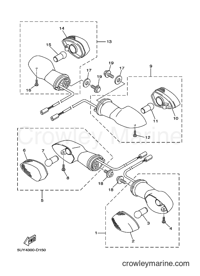 Yamaha Motors EA06 PASSOL (5UY4) [040] - FLASHER LIGHT