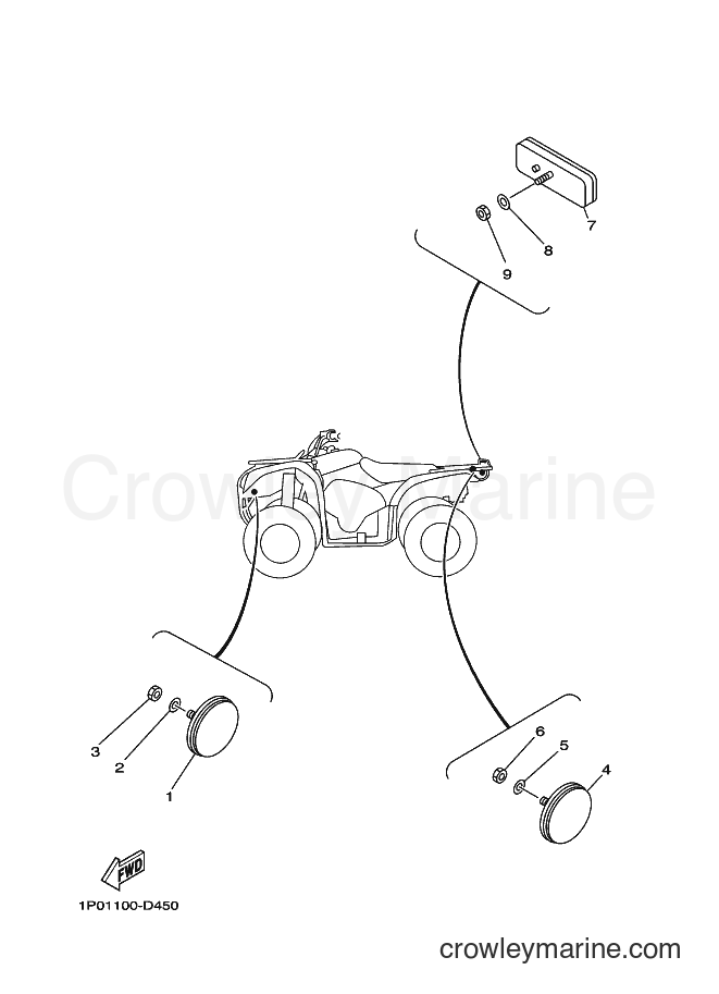 Yamaha Motors YFM250 (1P0B) [010] - ELECTRICAL 2