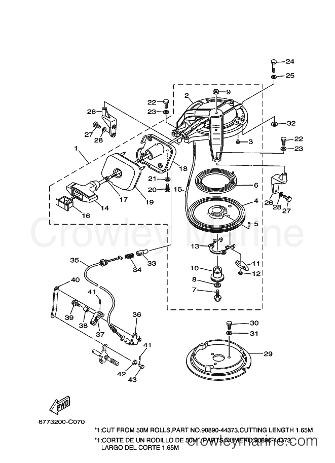 Yamaha Motors E8DMH (677D) [040] - ARRANQUE