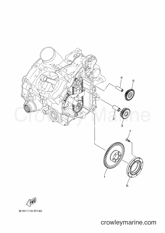 2017 ATV YFM700FWAD - YFM700FWAD (B1A2) [010] - STARTER CLUTCH