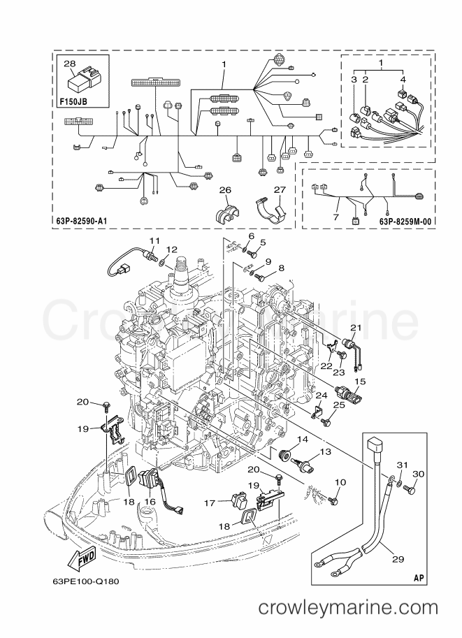 Yamaha Motors F150DET (63PE) [300] - ELECTRICAL 3