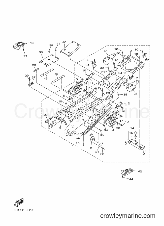 Yamaha Motors RS10SUV (8HY3) [020] - FRAME 2