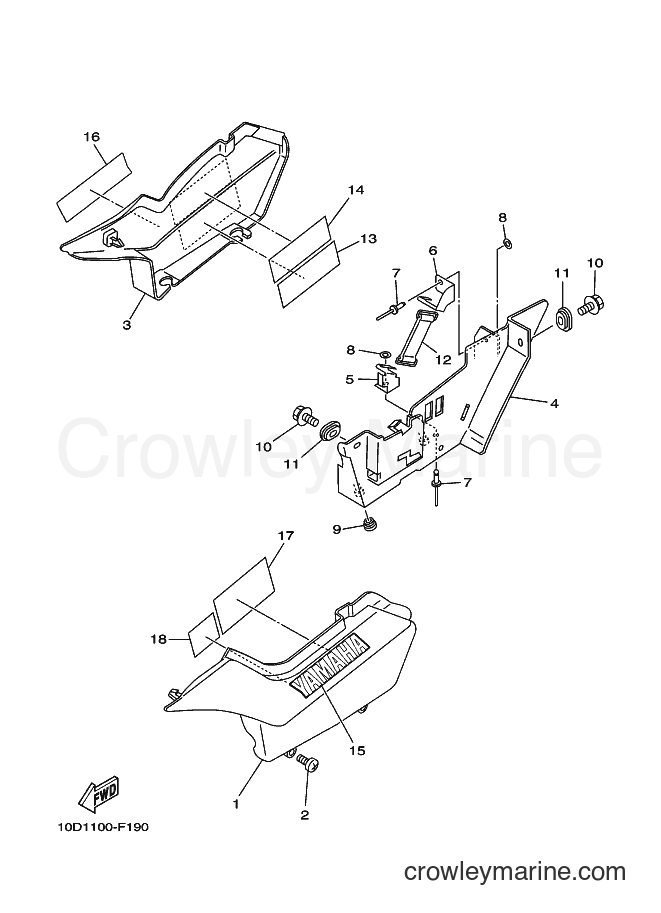 2007 Dirt Bike TW200E - TW200E (3XTH) [010] - SIDE COVER