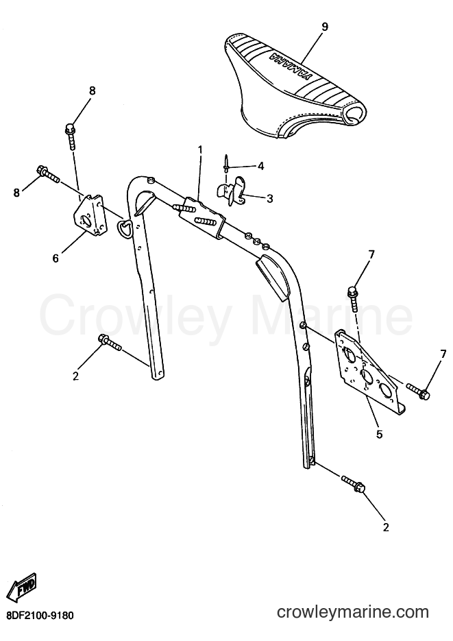 Yamaha Motors SRX700S (8DW2) [020] - STEERING GATE