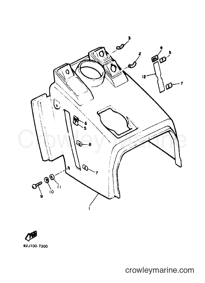 1988 Snowmobile EC340 - EC340 (84H0) [010] - INSTRUMENT PANEL