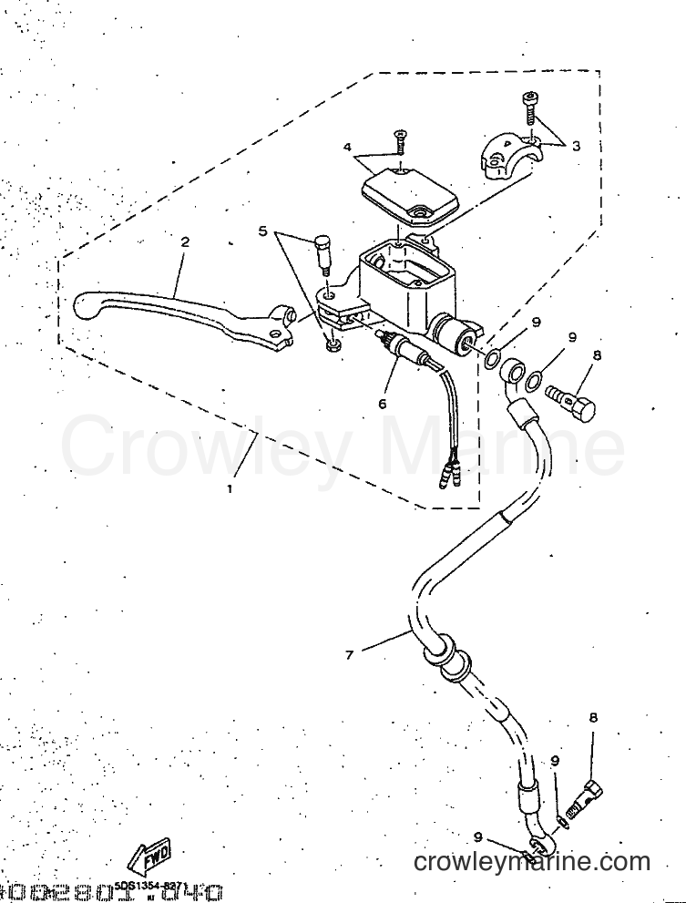1998 Scooter YP125E - YP125E (5DS6) [010] - FRONT MASTER CYLINDER