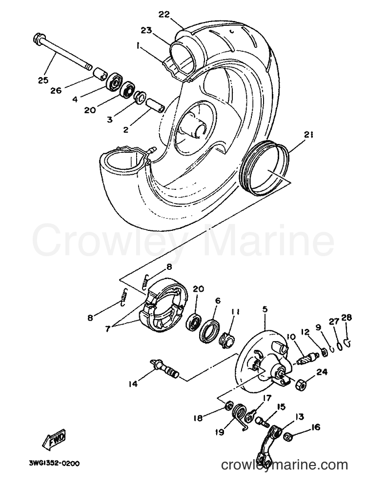 1990 Scooter CY50 - CY50 (3WG1) [999] - FRONT WHEEL