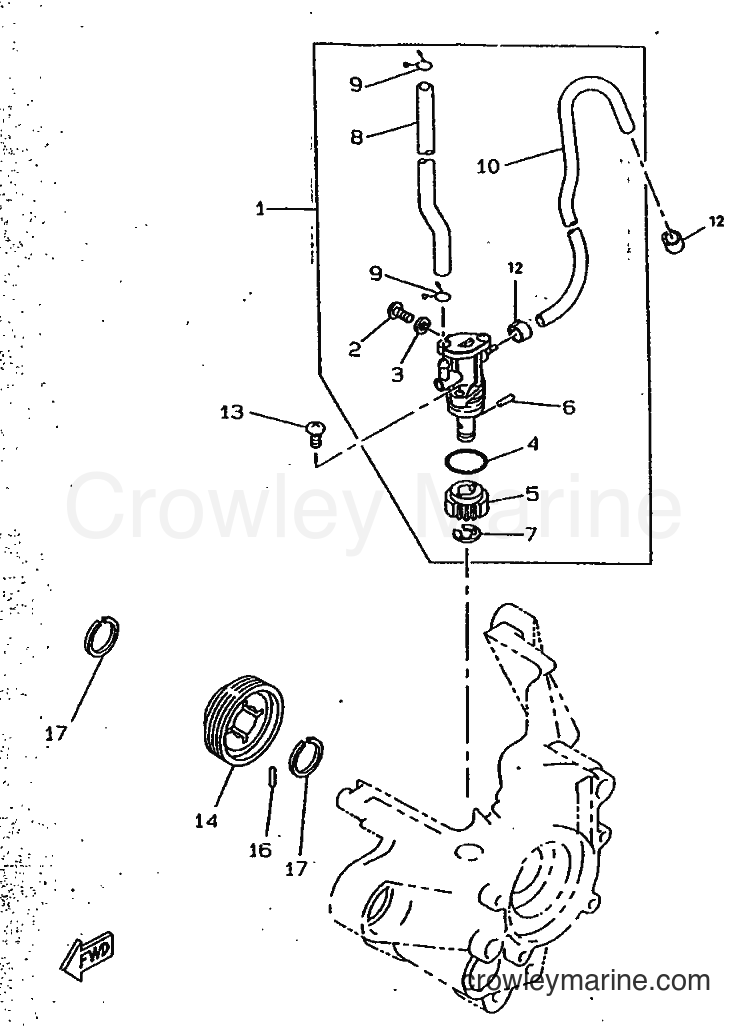1997 Scooter CW50RSX - CW50RSX (4YF1) [999] - OIL PUMP