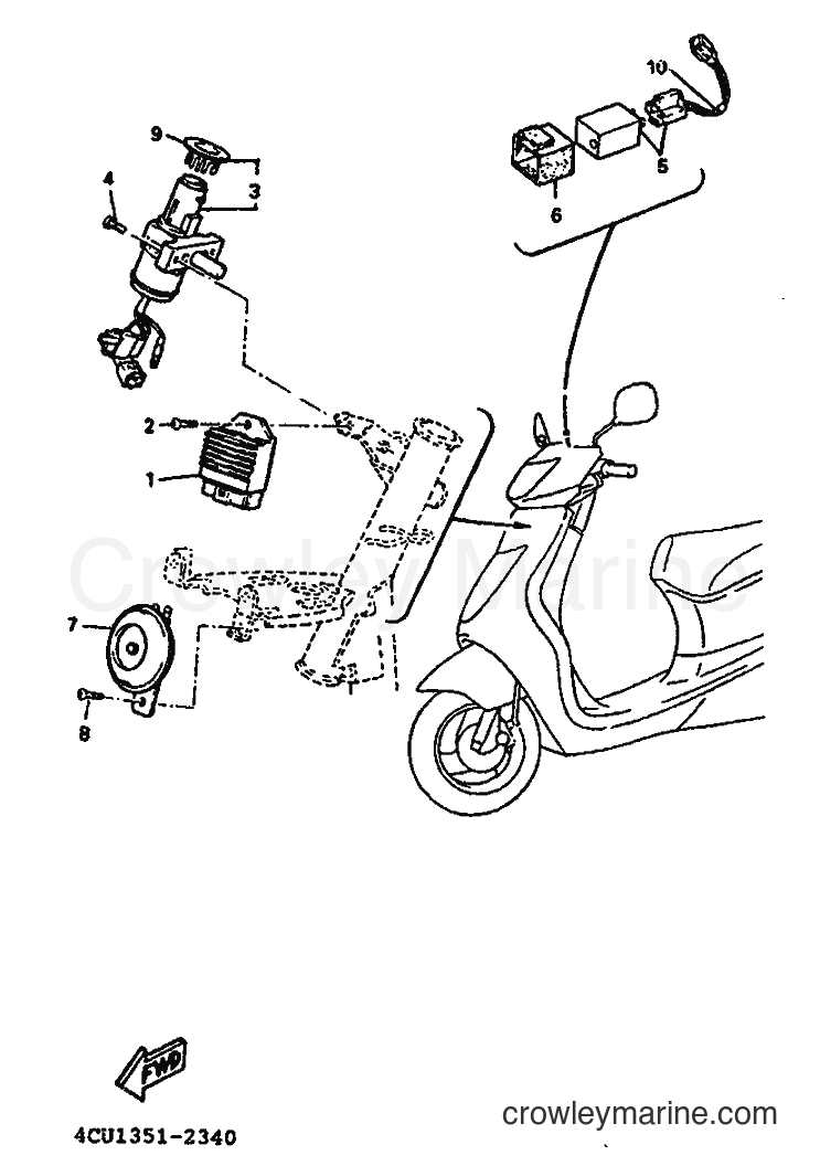 Yamaha Motors YE50 (4FW4) [999] - ELECTRICAL 1