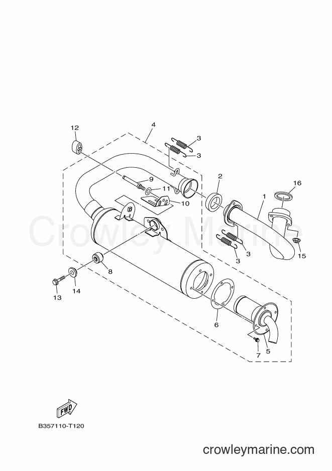 2018 ATV YXE700E - YXE700E (B3D5) [010] - EXHAUST