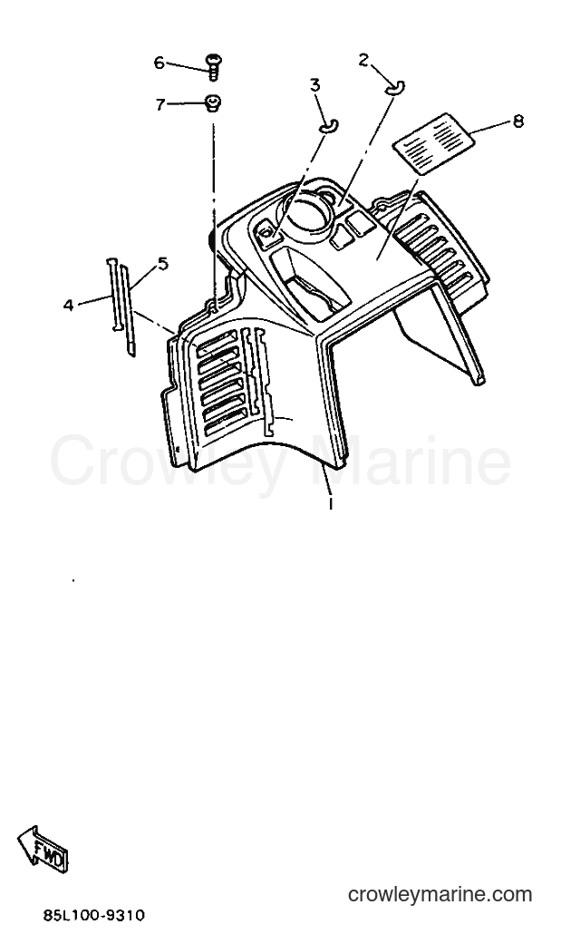Yamaha Motors CS340EP (87E1) [010] - INSTRUMENT PANEL