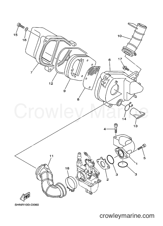 2005 Dirt Bike TT-R90 - TT-R90 (5HNS) [010] - INTAKE
