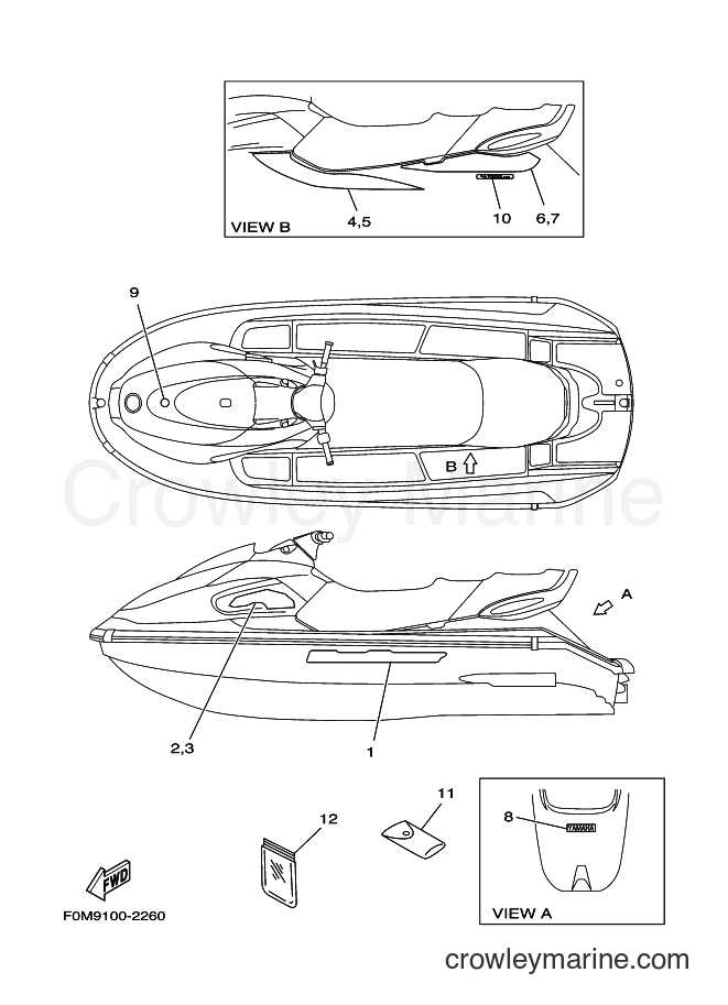 Yamaha Motors XL700-A (F0M9) [020] - GRAPHICS