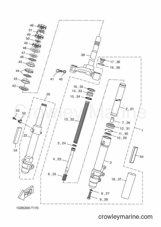 Yamaha Motors NS50F (1GB5) [060] - FRONT FORK