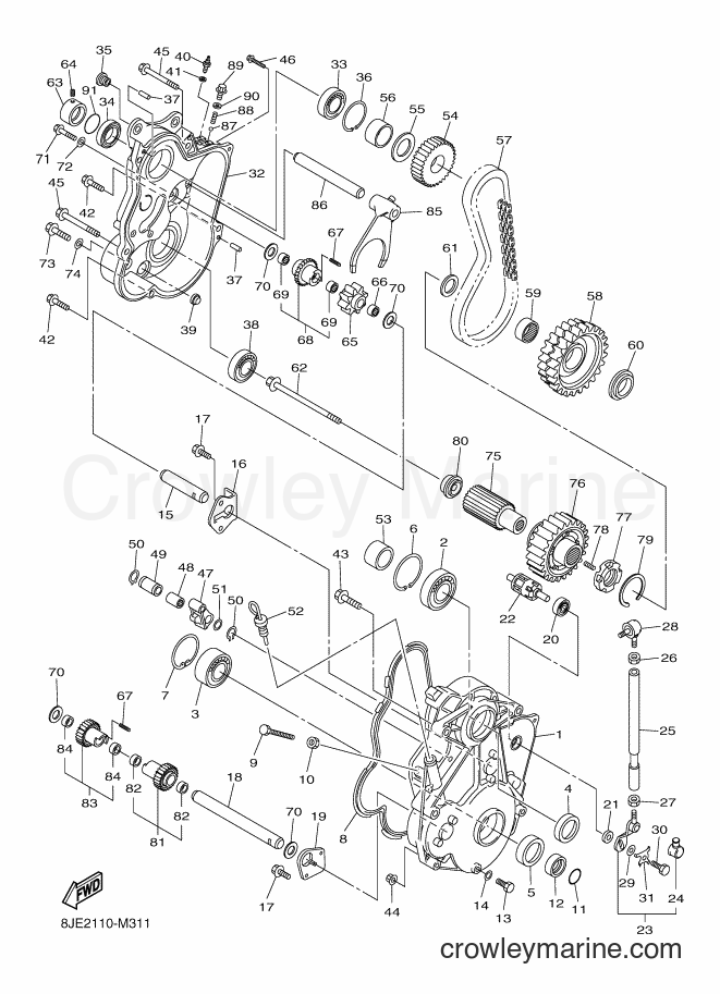 2015 Snowmobile VK10D - VK10D (8JE5) [030] - TRACK DRIVE 2